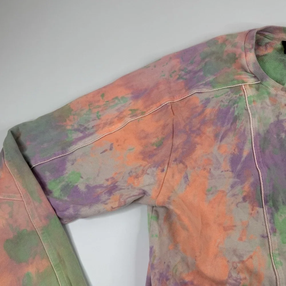 Pharrell Williams x Adidas Hu Holi Crew Neck Sweatshirt Tie Dye Men's Medium